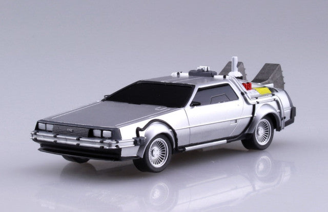 Aoshima Model Kits - 1/43 Snap Kit #12 Pullback Delorean From Part II
