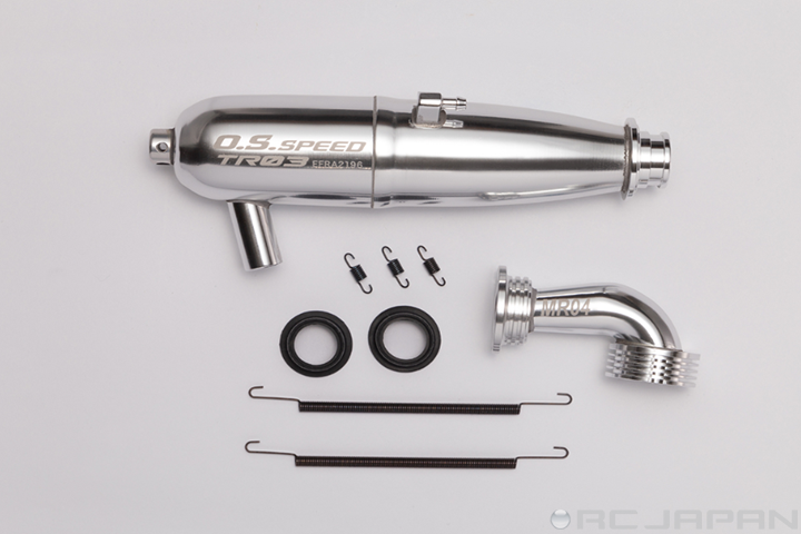 O.S SPEED - Tuned Silencer Complete TR03 EFRA2196