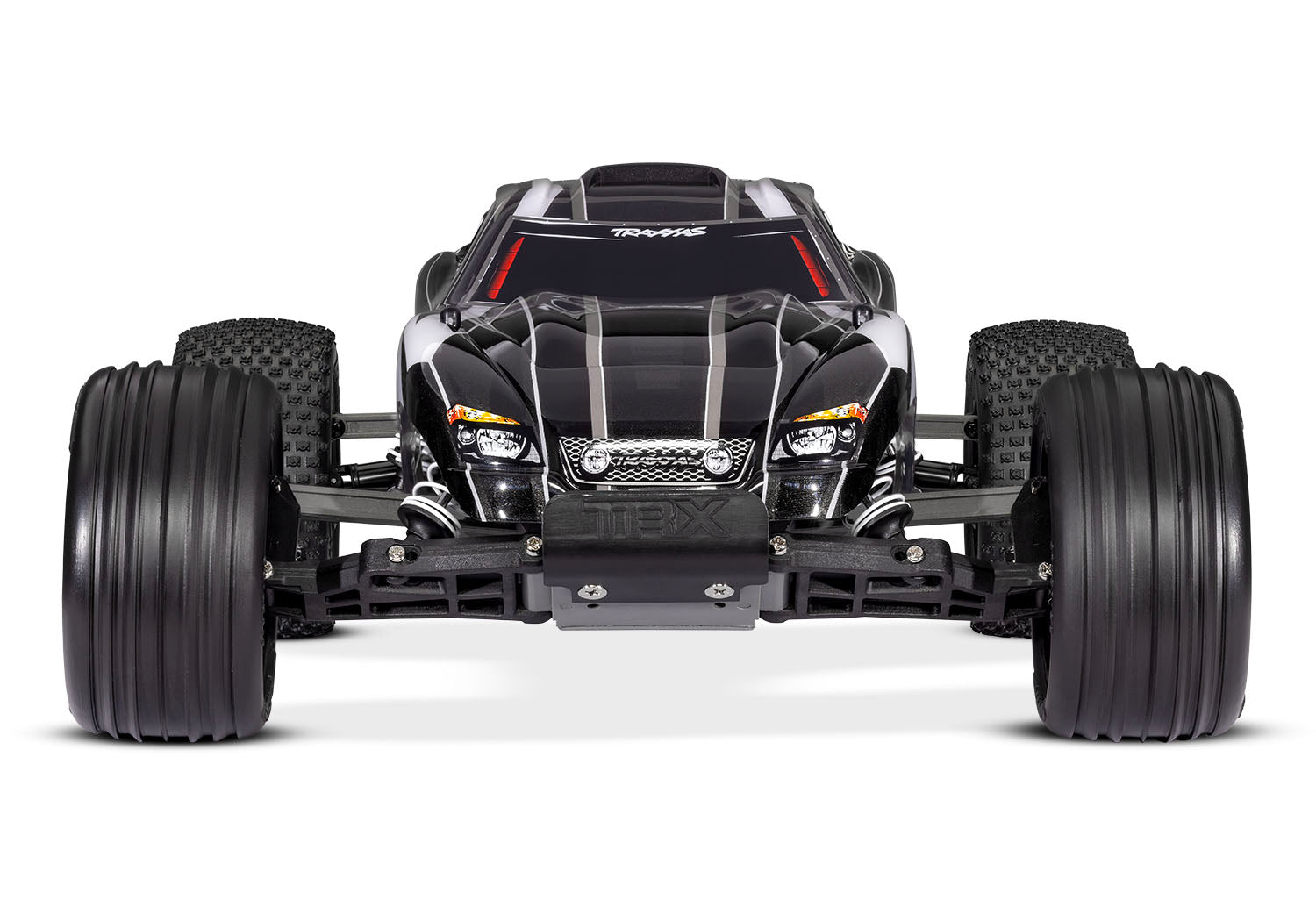 Traxxas - Rustler 1/10 Scale Stadium Truck with TQ™ 2.4 GHz radio system, Negra