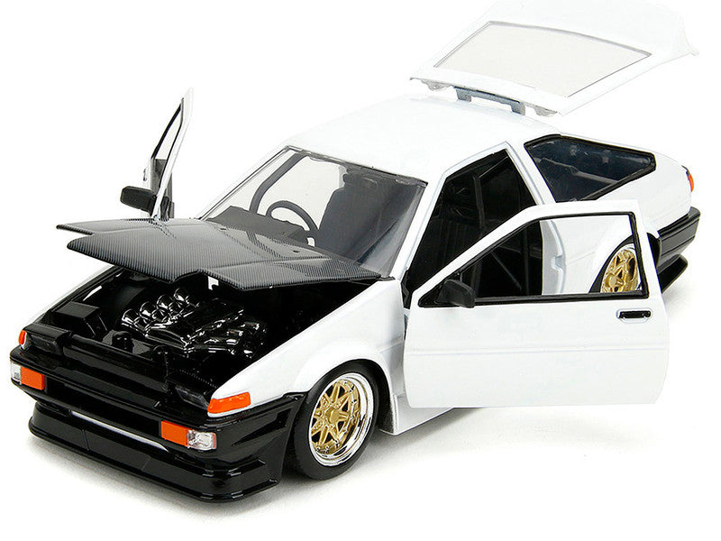 Jada Toys - JDM - 1986 Toyota Trueno AE86 - White, escala 1:24