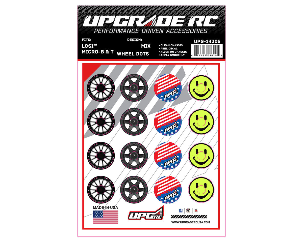 UpGrade RC -Puntos de rueda UpGrade RC para Losi® Micro-B y T (mezcla)
