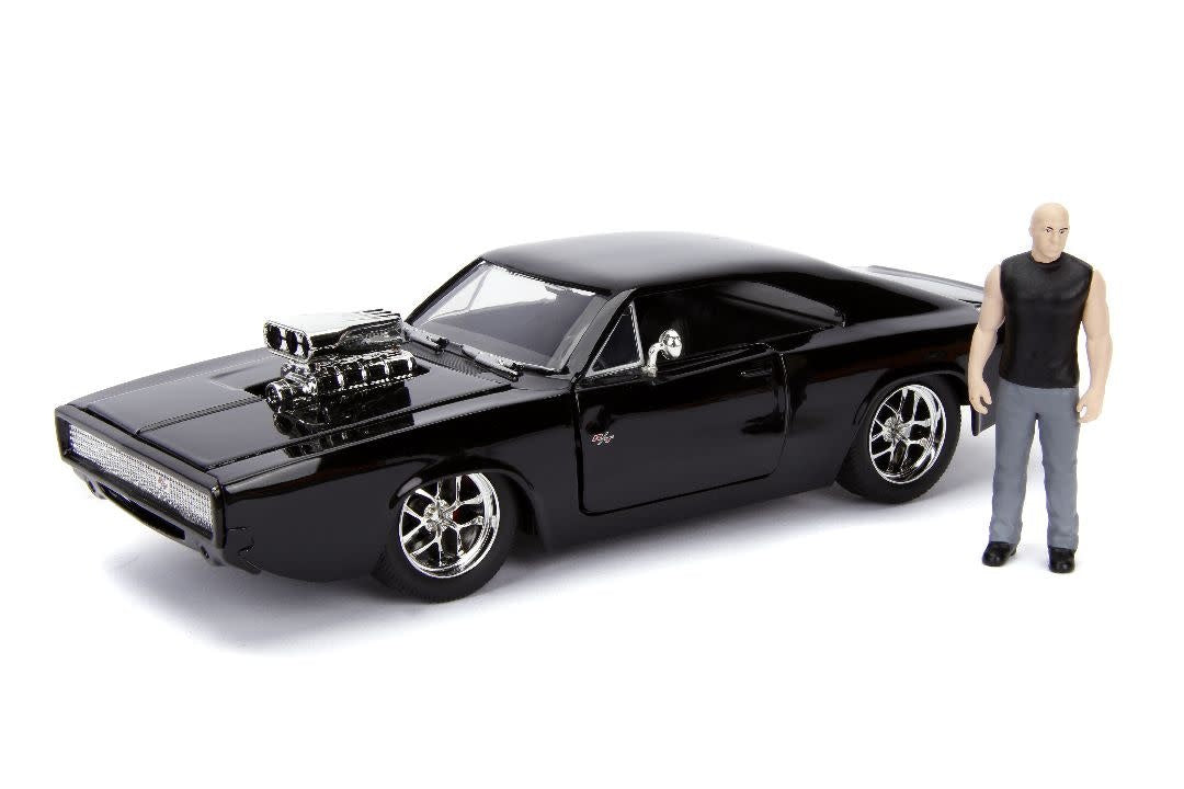 Jada Toys - Build & Collect Fast & Furious Dom's Dodge Charger R/T, escala 1:24