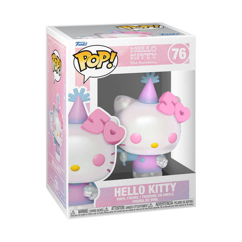 Funko Pop Sanrio: Hello Kitty 50 Aniversario - Hello Kitty Con Globos, #76