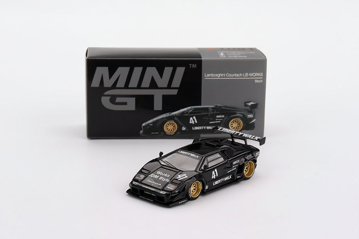 Mini GT - Lamborghini Countach LB-WORKS Black V1 1/64