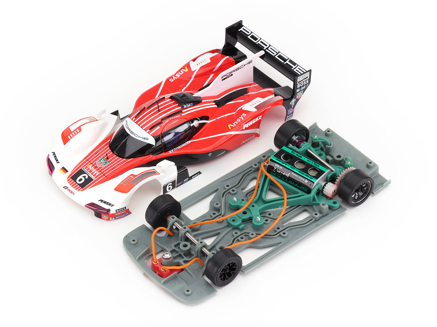 ScaleAuto - Porsche 963 GTP - Penske #6 - '23 Daytona - Análogo, escala 1/32