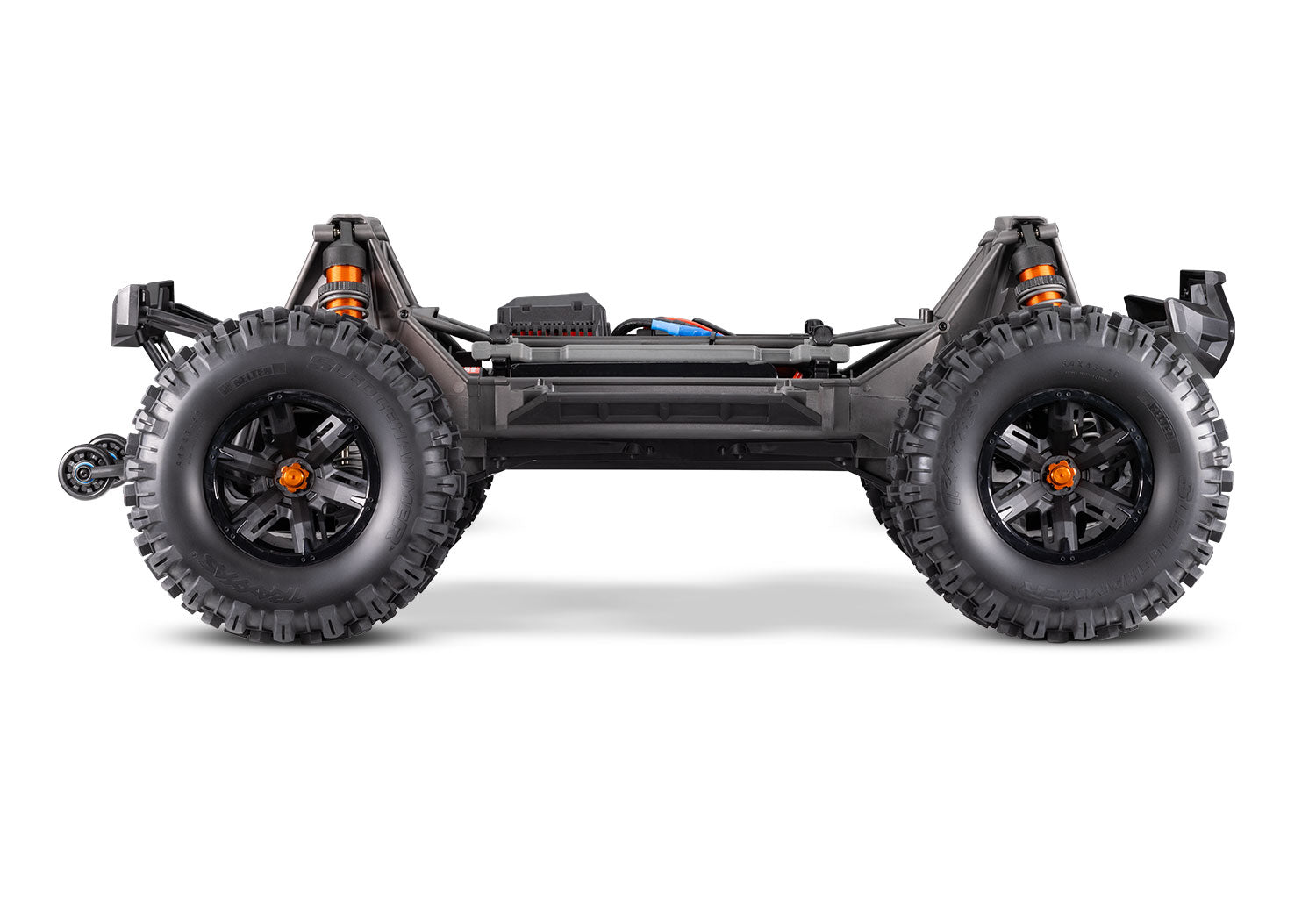 Traxxas - X-Maxx 8S 1/6 4WD Brushless RTR Monster Truck w/2.4GHz TQi Radio, TSM & Belted Tires, Naranja
