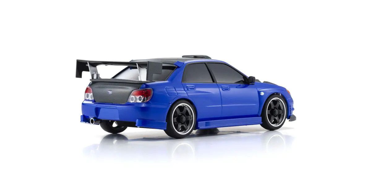 Kyosho - MINI-Z AWD SUBARU IMPREZA with Aero kit and CFRP hood Metallic Blue