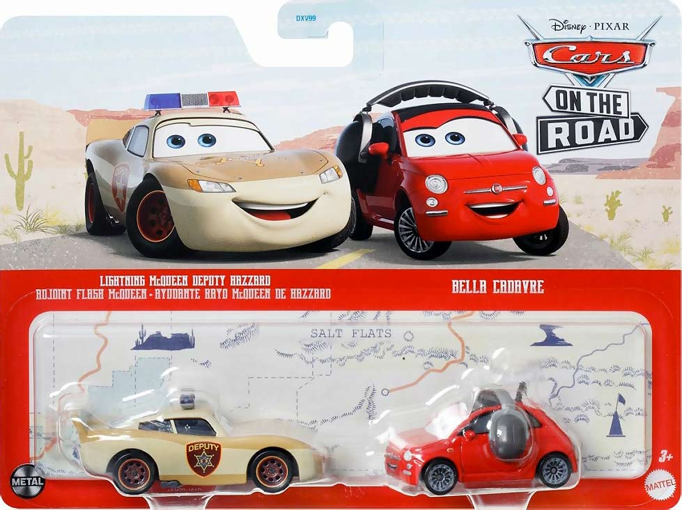 Mattel - Disney Pixar Cars - On the Road, Ayudante del Rayo McQueen / Bella Vadavre