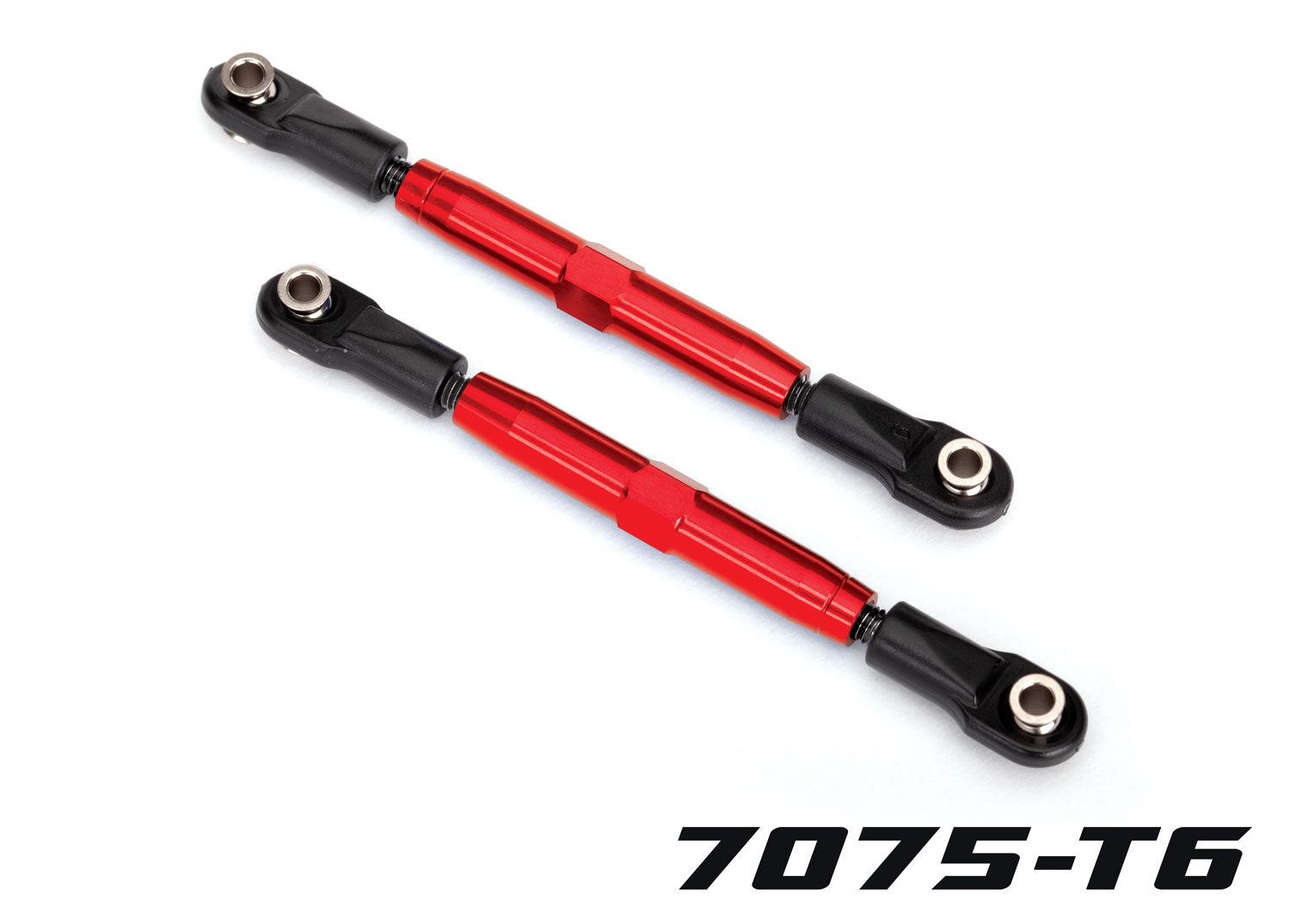 Traxxas - Aluminum 39mm Camber Link Turnbuckle (Red) (2)