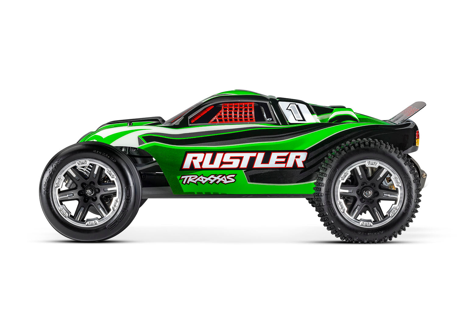 Traxxas - Rustler 1/10 Scale Stadium Truck with TQ™ 2.4 GHz radio system, Verde