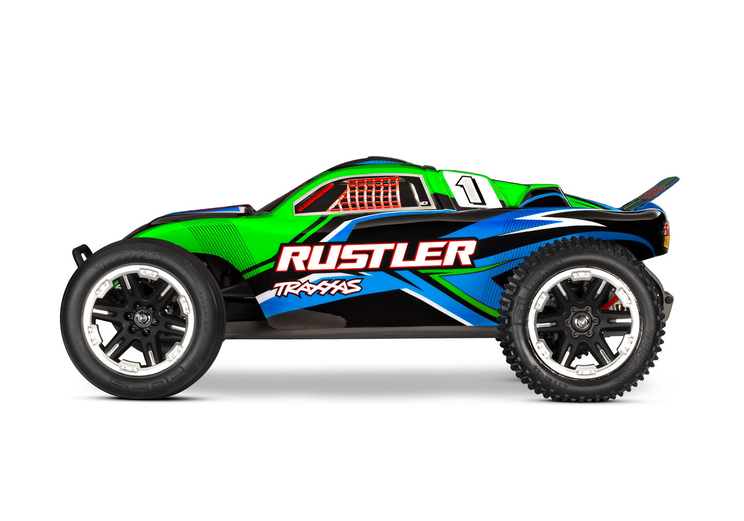 Traxxas - Rustler 2WD XL-5 w/Battery, Verde