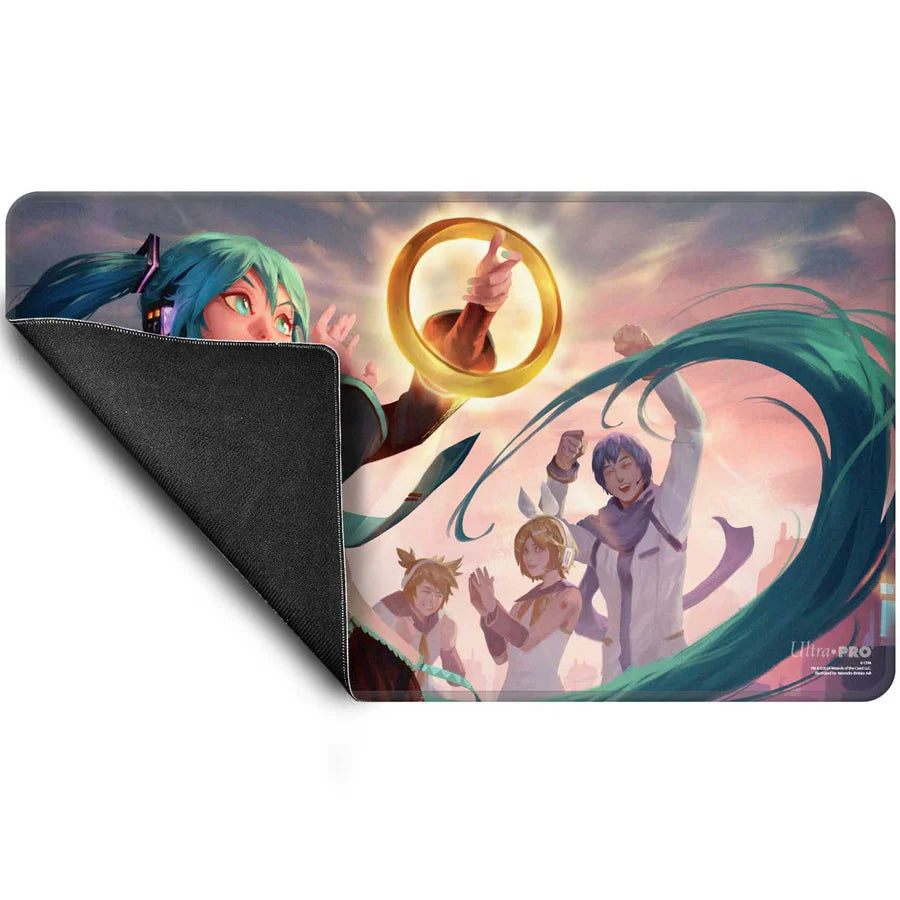 Ultra Pro: Hatsune Miku - Secret Lair - Stitched Edge Playmat for Magic: The Gathering - (Summer) Sol Ring