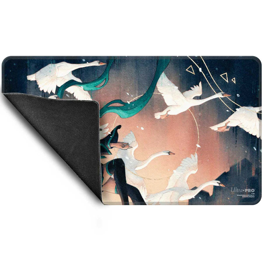 Ultra Pro: Hatsune Miku - Secret Lair - Stitched Edge Playmat for Magic: The Gathering - (Winter) Swan Song
