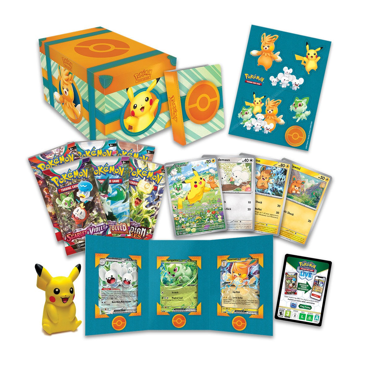 Pokémon TCG: Paldea Adventure Chest - Inglés