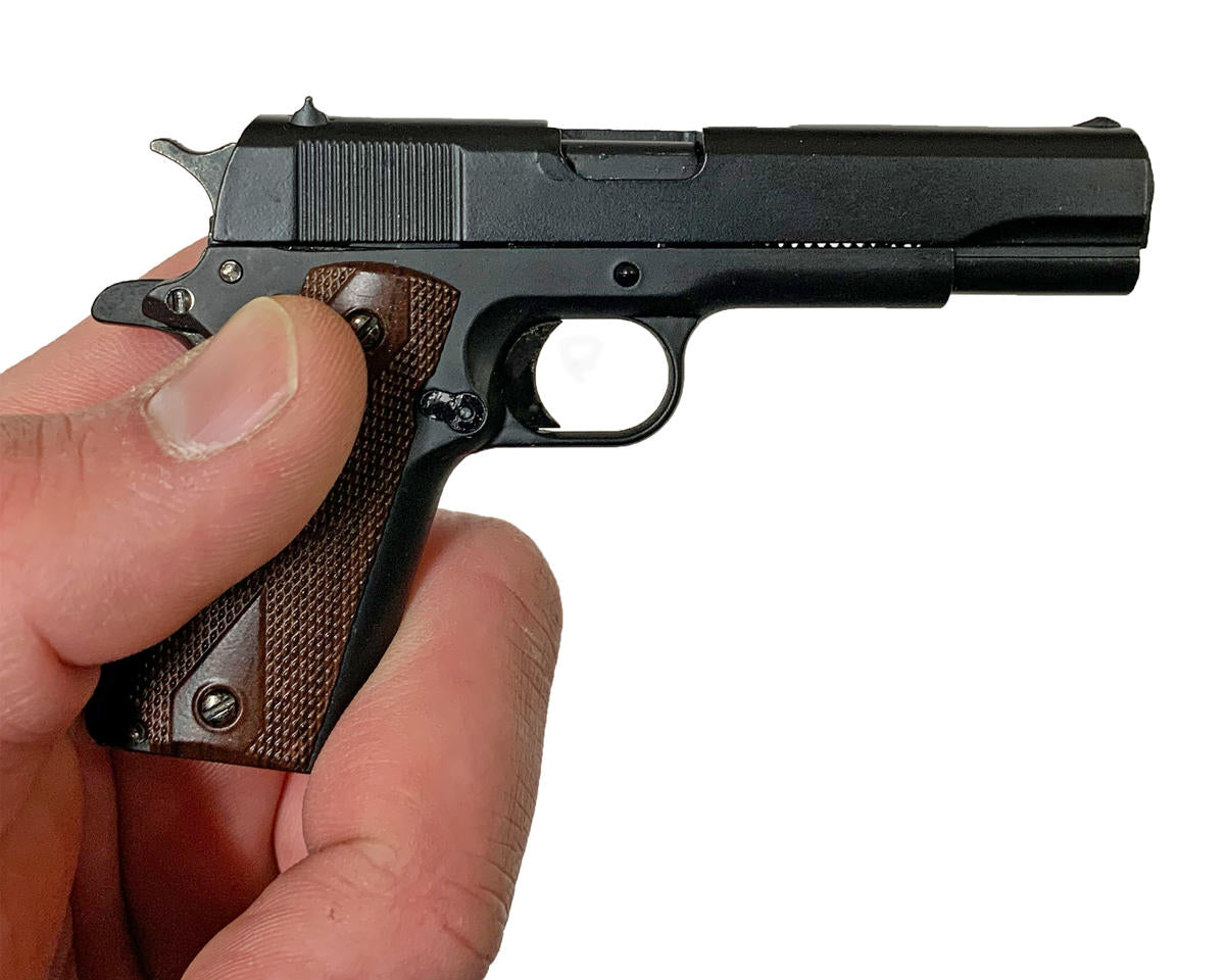 GoatGuns - Miniature 1/2.5 Scale Die-Cast 1911 Model Kit (Black)