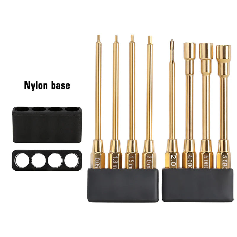 INJORA - 8-in-1 Hex, Phillips Screwdriver, Nut Drivers Quick Change Tool Kit for 1/24 1/18 Mini RC