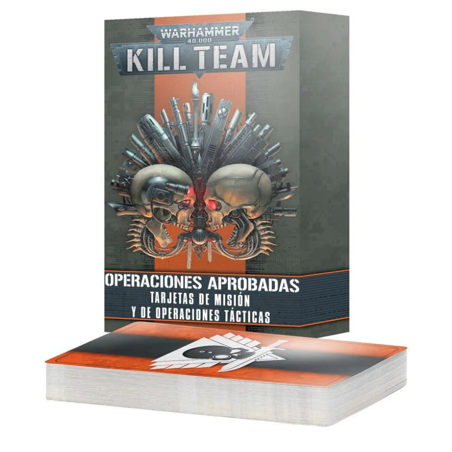 Games Workshop - Warhammer 40,000: Kill Team: Approved Ops - Tac Ops and Mission Cards (Español)