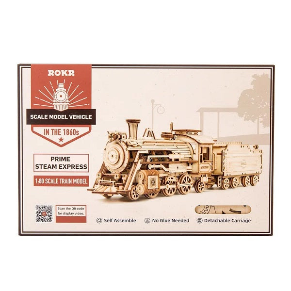 Robotime - Scale Model Vehicles; Prime Steam Express