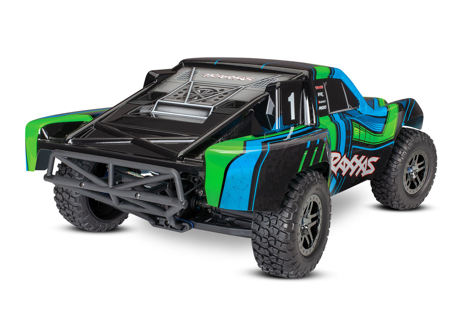 Traxxas - Slash 4x4 "Ultimate" VXL Brushless RTR 4WD Short Course Truck w/TSM & TQi 2.4GHz Radio, Verde