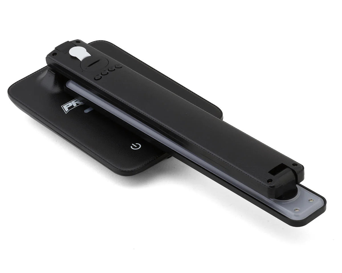 Protek RC - Lampara, Multifunction LED Pit Light (w/Wireless Charge, Clock, Date & Temp)