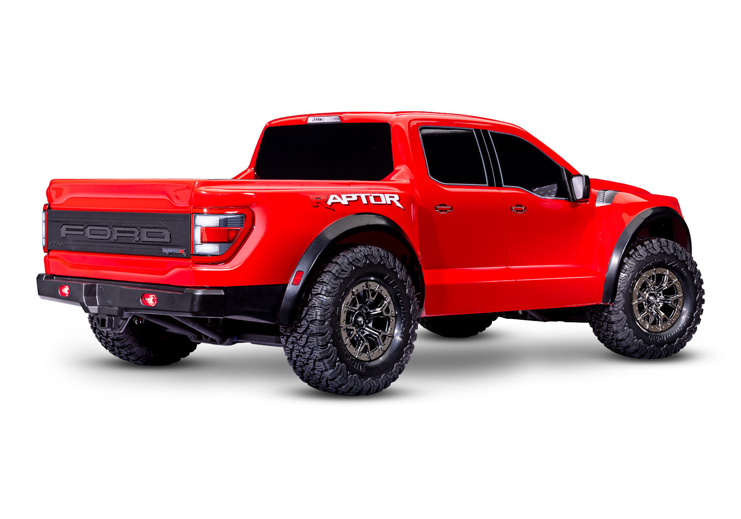 Traxxas - Raptor R™ Styling. Pro Scale Performance 1/10 4WD Off-Road Truck, Roja