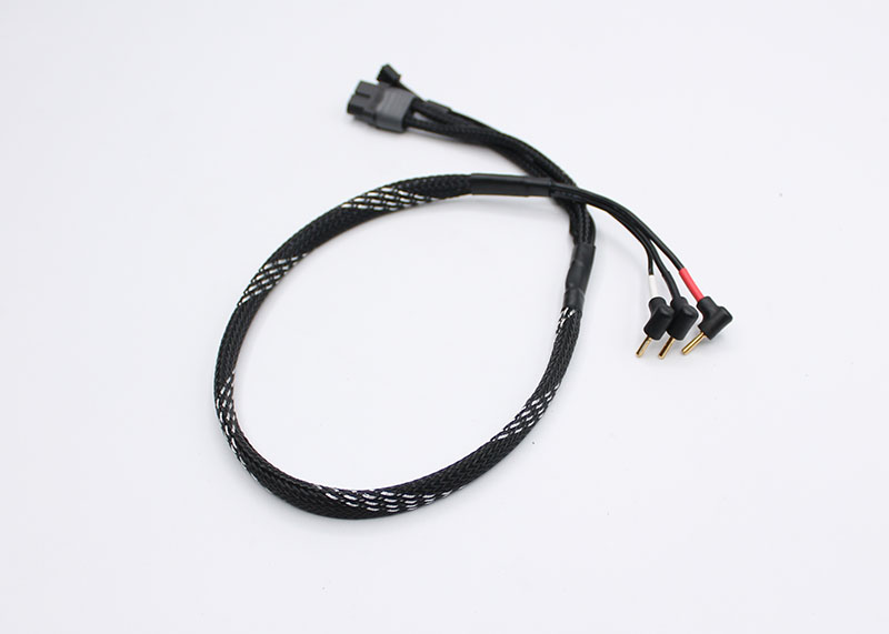 Reflex Racing - RRE016 2mm Bullet Plug Charging Cable - Black and Silver