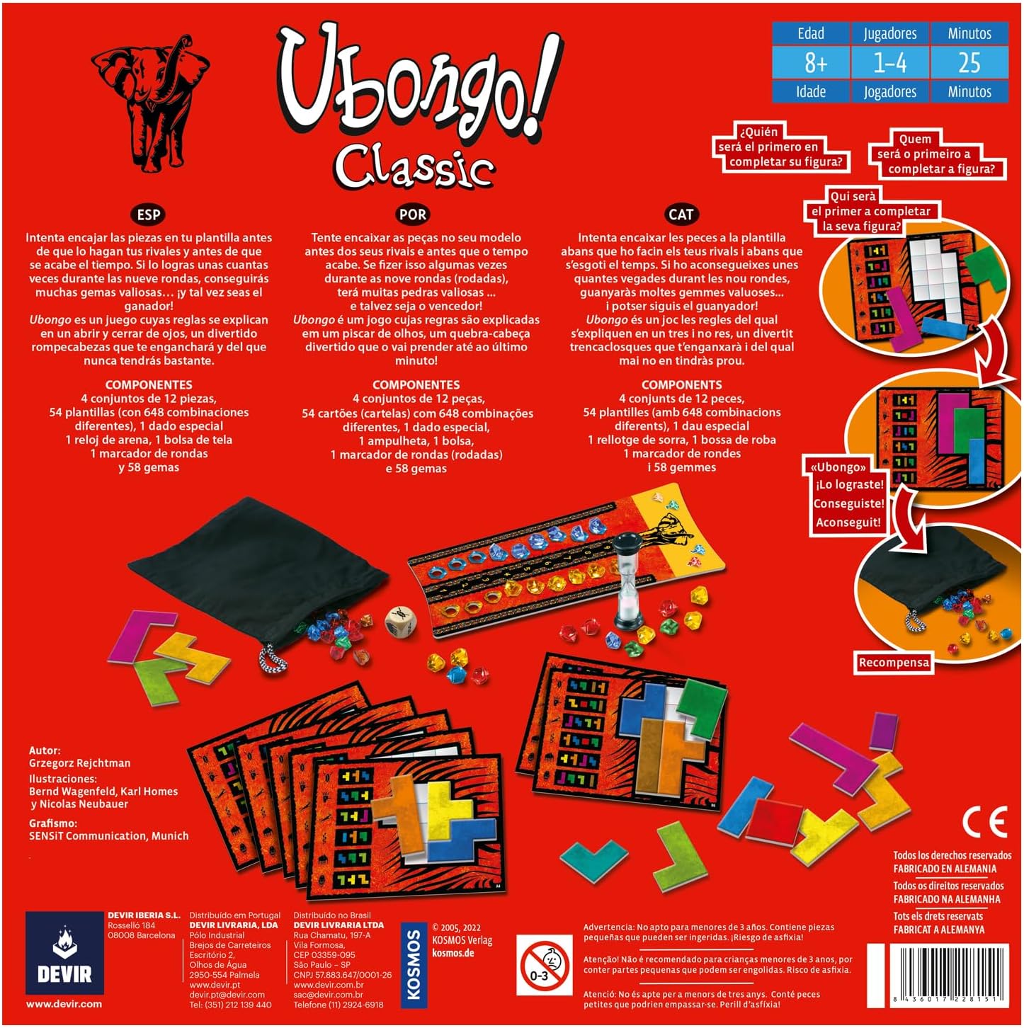 Devir - Ubongo! Classic Trilinguë