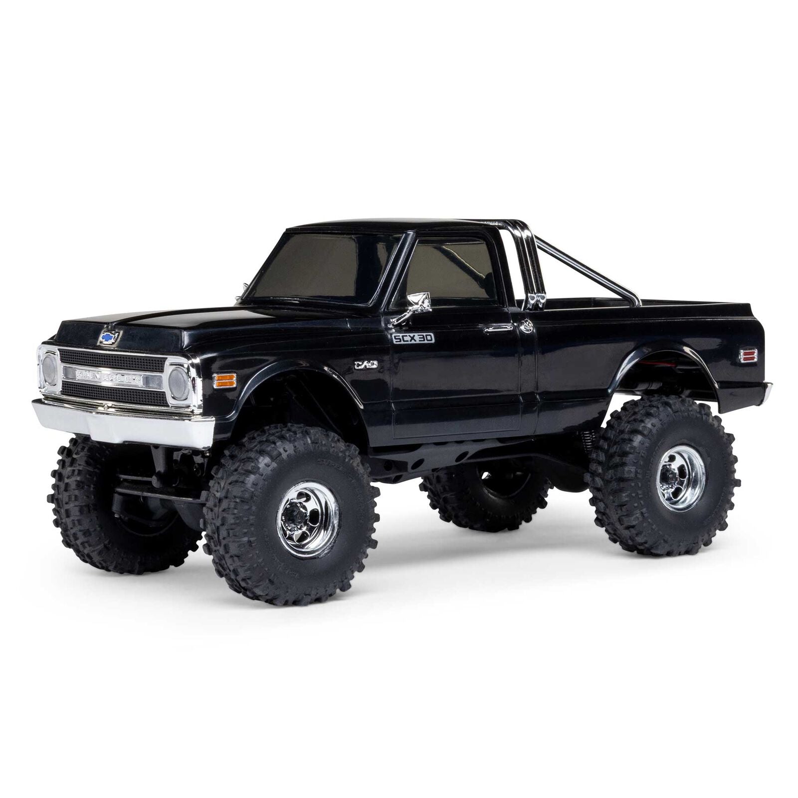 Axial - 1/30 Axial SCX30 Chevrolet K10 (Battery & Charger Included), Negra