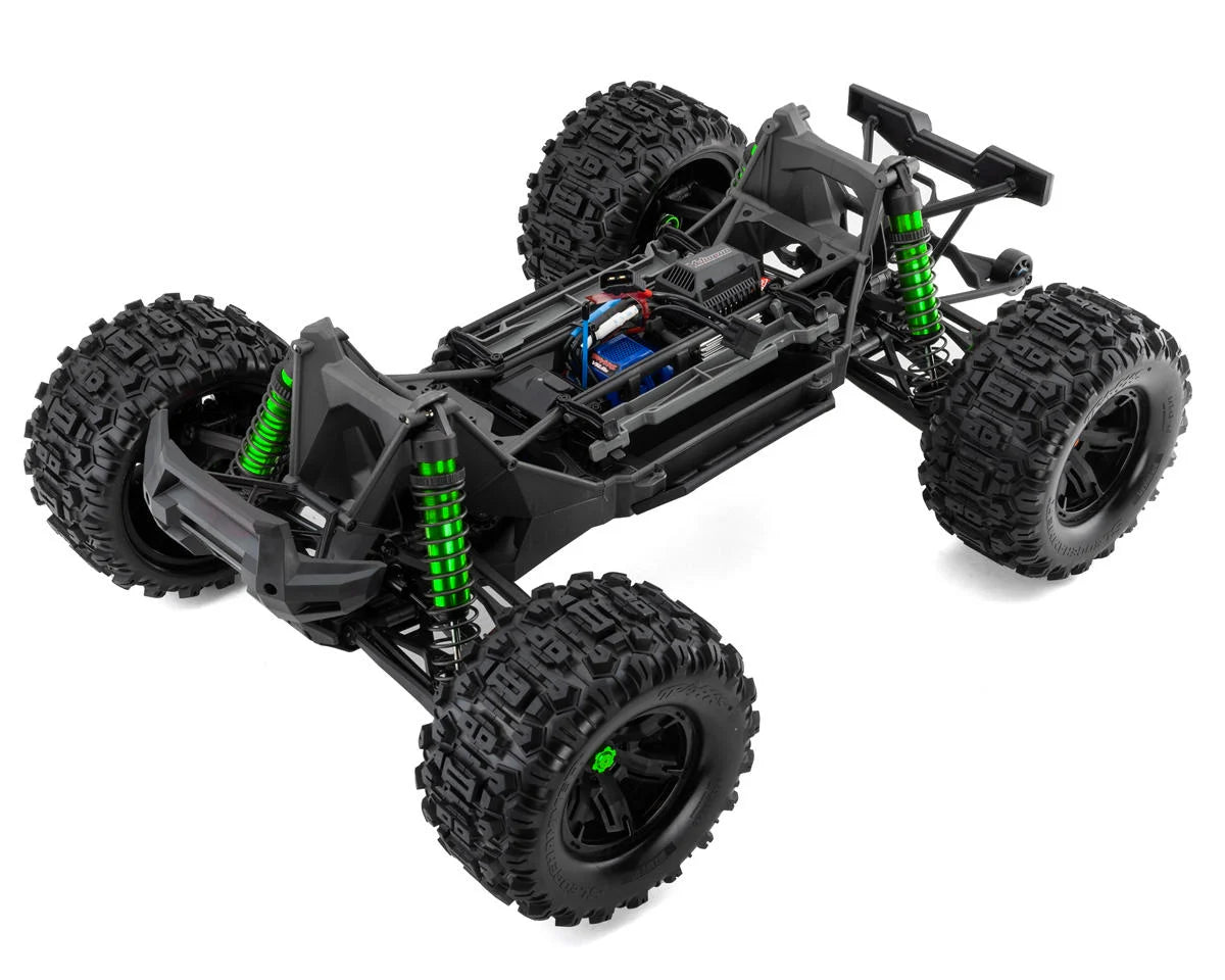 Traxxas - X-Maxx 8S 1/6 4WD Brushless RTR Monster Truck w/2.4GHz TQi Radio, TSM & Belted Tires, Naranja