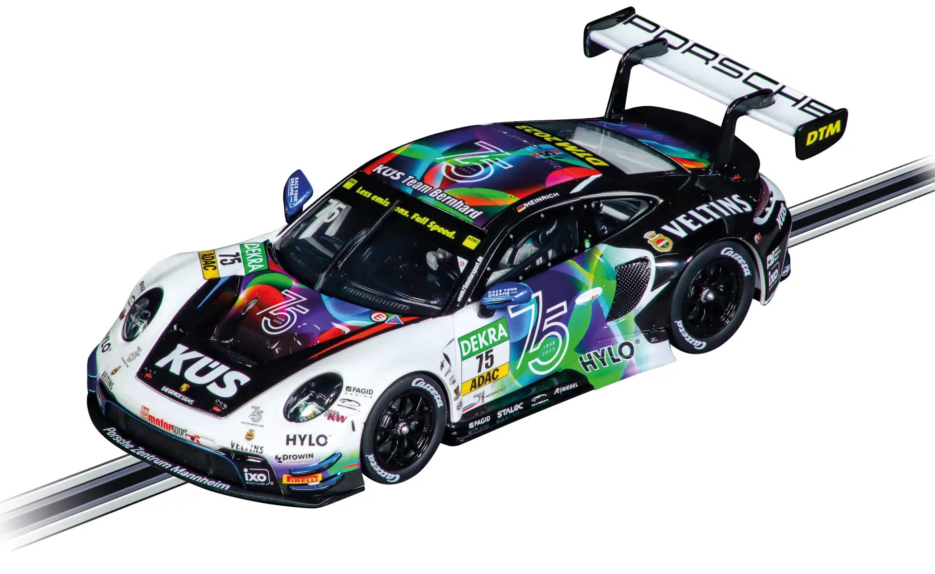Carrera - "Porsche 911 GT3 R "Team Bernhard, No.75" DTM 2024" Analogo, Escala 1/32