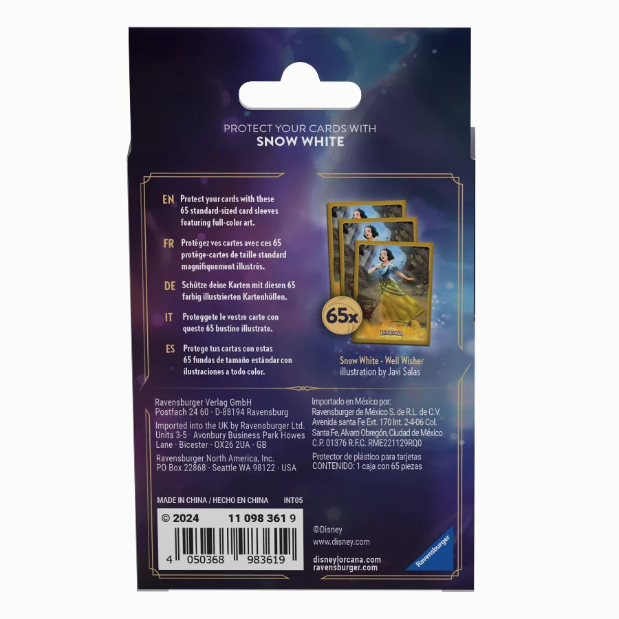 Ravensburger - Disney Lorcana: Ursula's Return: Snow White Sleeves (65x)
