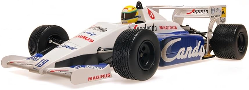 Minichamps - Ayrton Senna Toleman TG184 Dirty Version #19 2do Mónaco GP F1 1984, escala 1:18