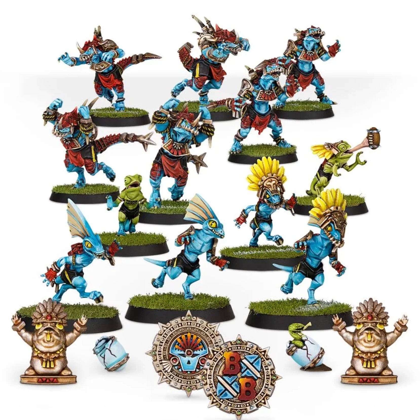 Games Workshop - Lizardmen Blood Bowl Team: Gwaka'moli Crater Gators