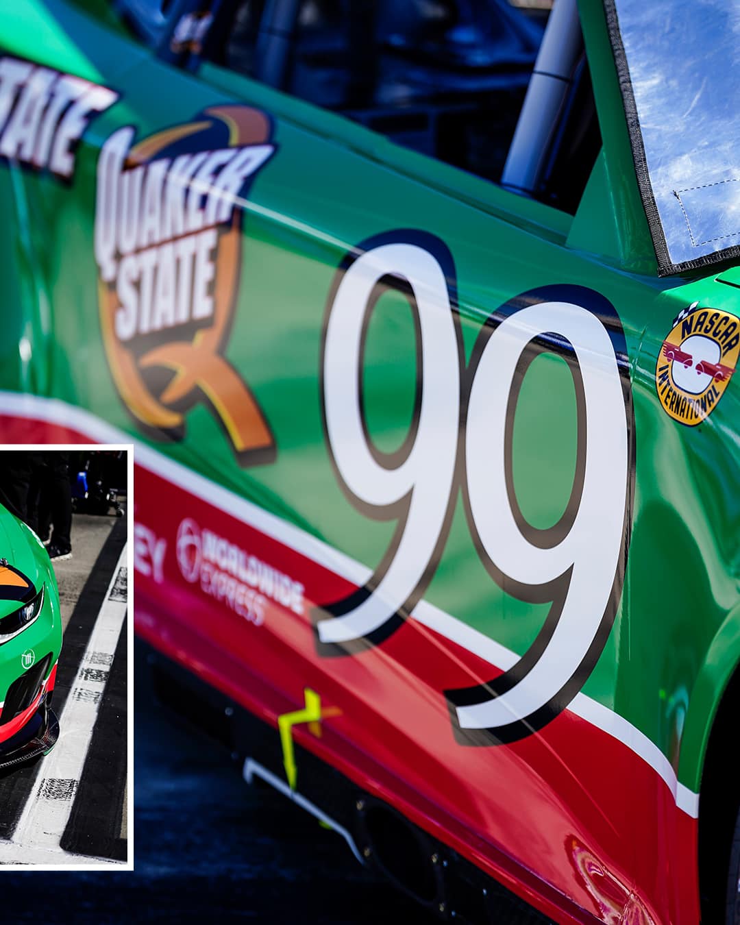 Lionel Racing - Daniel Suárez 2024 Quaker State THROWBACK ARC DIECAST, escala 1:64