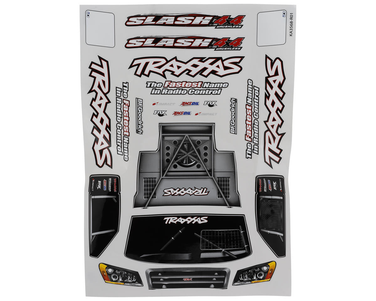 Traxxas - Slash 1/10 Pre-Cut Short Course Truck Body (Clear)