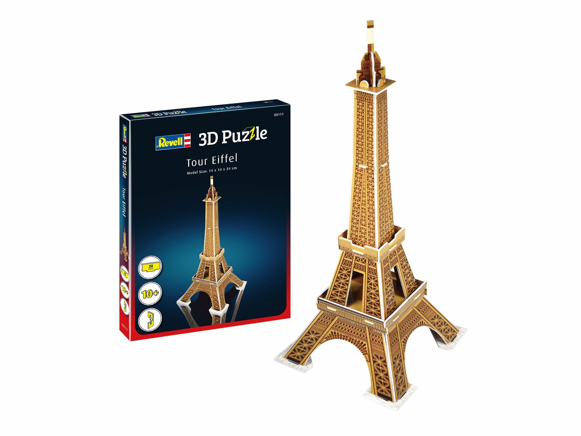 Revell - Mini 3D Puzzle Tour Eiffel
