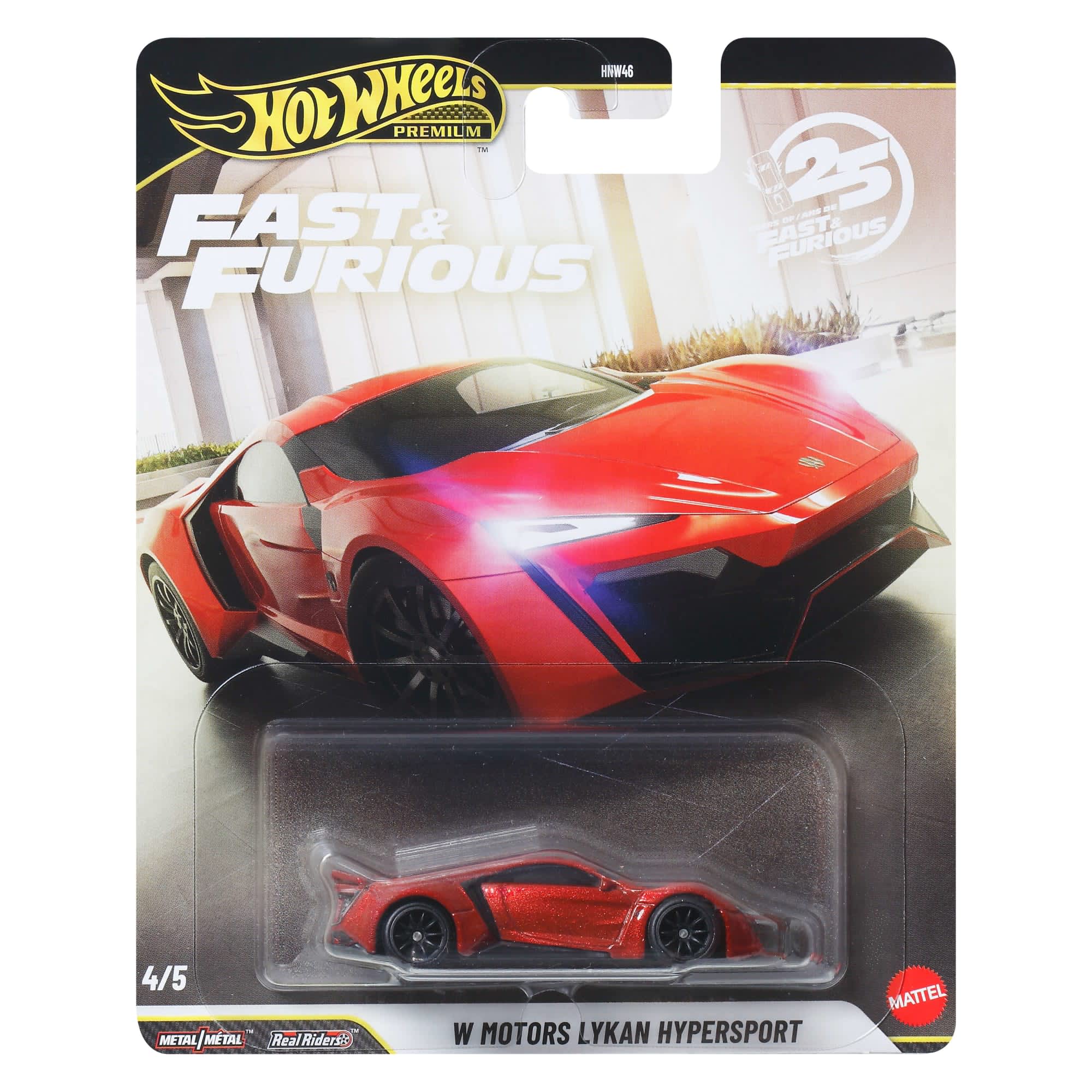 Mattel - Hot Wheels Premium Fast & Furious - W Motors Lykan Hypersport 4/5