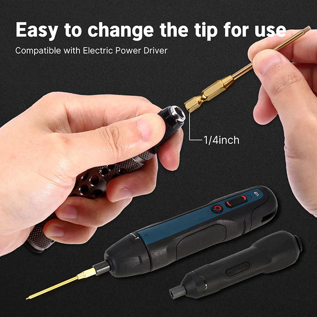 INJORA - 8-in-1 Hex Screwdrivers Nut Drivers Quick Change RC Tool Kit for TRX4M SCX24 Ascent-18