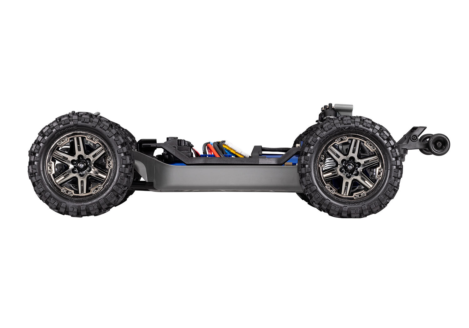 Traxxas - Rustler 4x4 VXL Brushless RTR 1/10 4WD Stadium Truck w/TQi 2.4GHz Radio & TSM, Roja