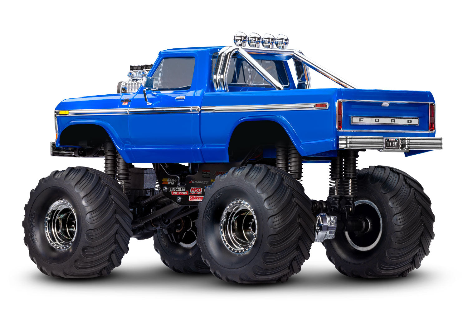 Traxxas - 1/18 Trx-4MT Ford F-150 K10 4X4 Monster Truck, Azul