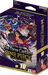 Bandai - One Piece Card Game Starter Deck ST-10 The Three Captains en inglés