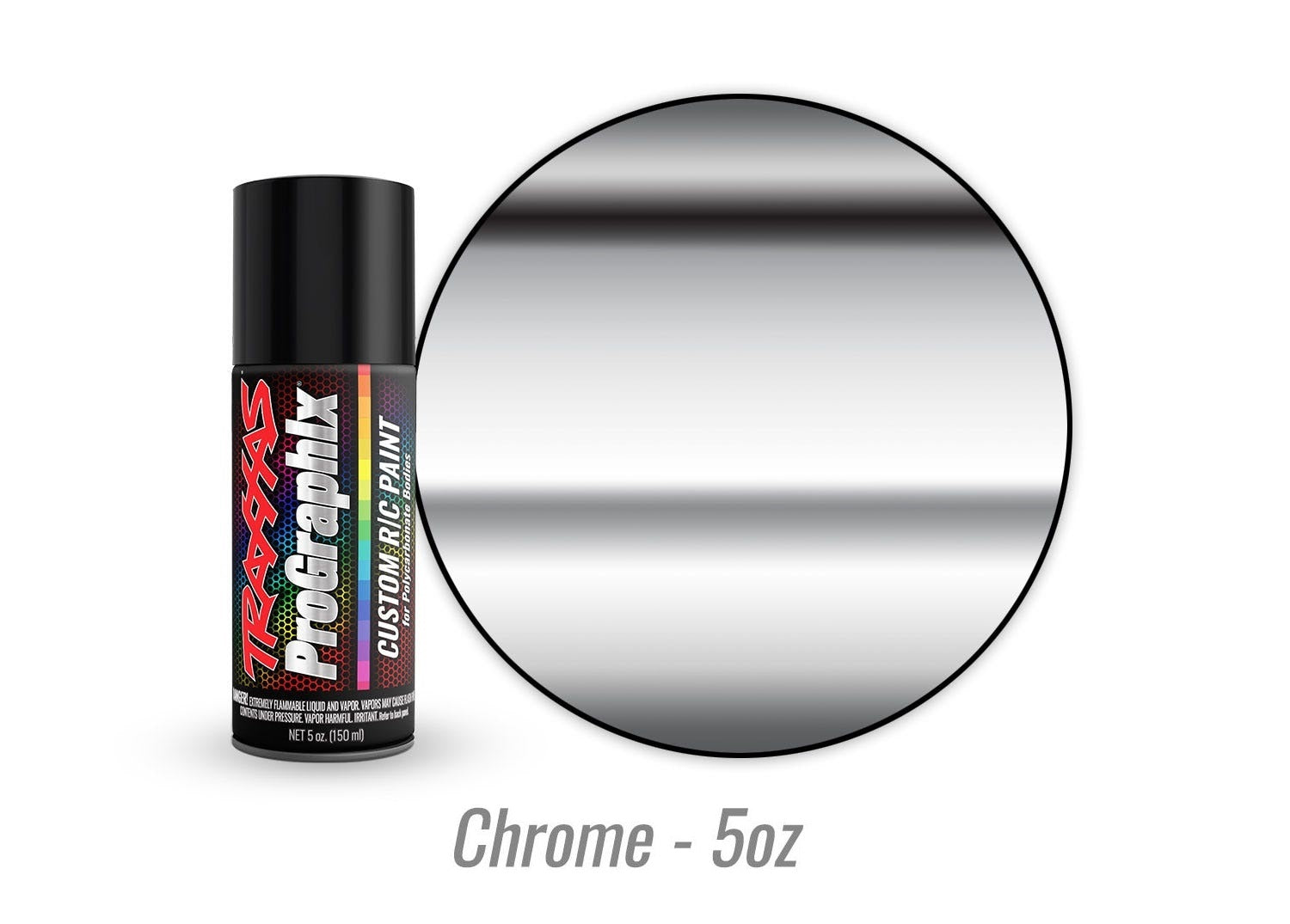 Traxxas - ProGraphix "Chrome" Custom R/C Lexan Spray Paint (5oz)