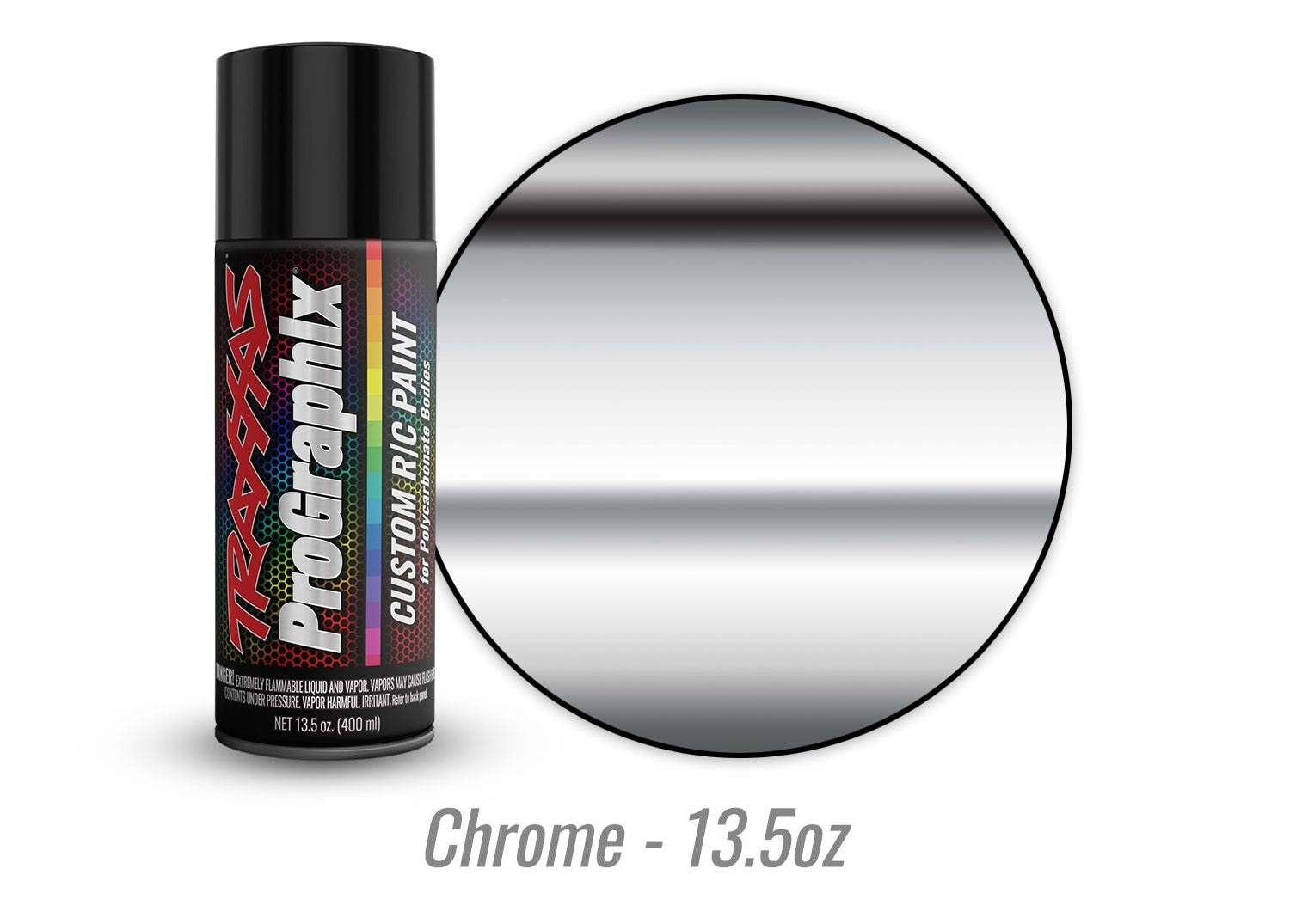 Traxxas - ProGraphix "Chrome" Custom R/C Lexan Spray Paint (13.5oz)