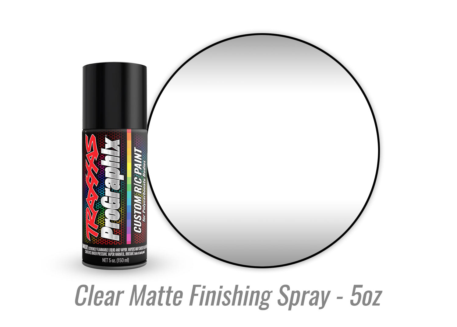 Traxxas - ProGraphix "Matte Finishing Spray" Custom R/C Lexan Spray Paint (5oz) (Clear)
