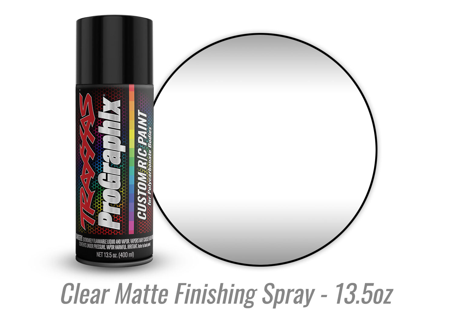 Traxxas - ProGraphix "Matte Finishing Spray" Custom R/C Lexan Spray Paint (13.5oz) (Clear)