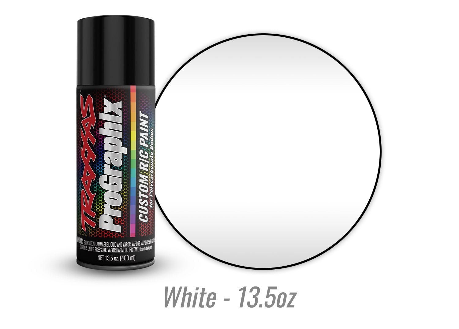 Traxxas - ProGraphix "White" Custom R/C Lexan Spray Paint (13.5oz)