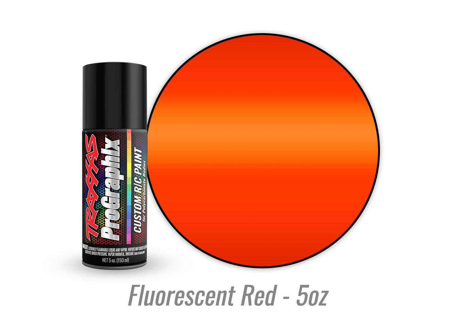 Traxxas - ProGraphix "Fluorescent Red" Custom R/C Lexan Spray Paint (5oz)