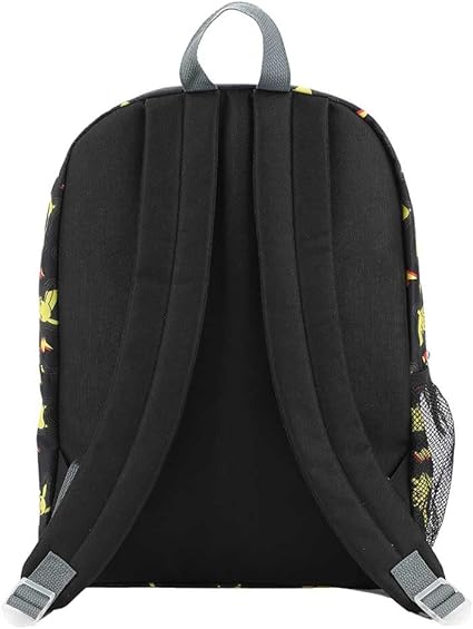 Pokemon - Mochila "Pikachu" todo estampado con bolsillo frontal