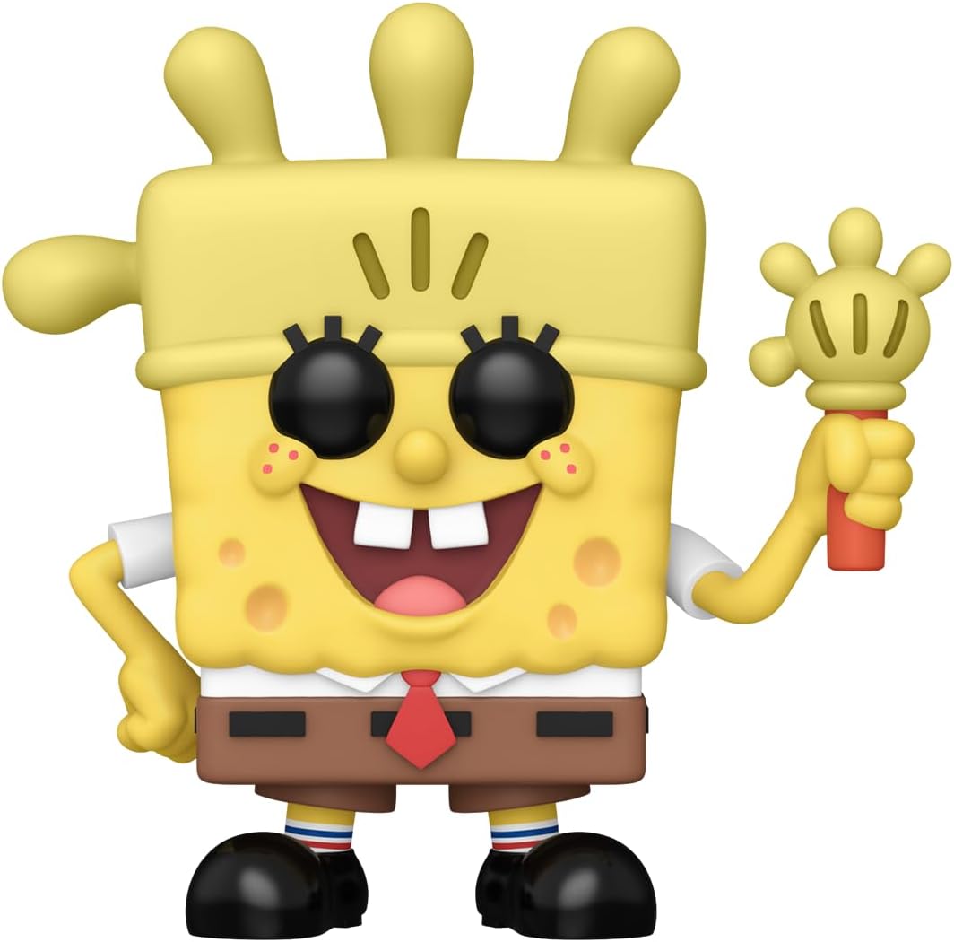 Funko Pop Animation: Bob Esponja 25 Aniversario - Bob Esponja Mundo Guante, #1671