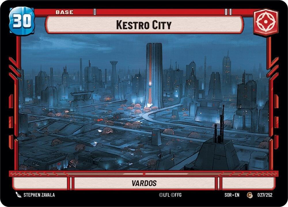 SWU Spark of the Rebellion - 027 Kestro City